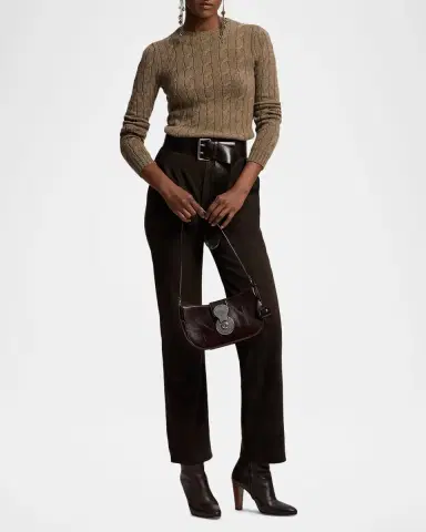 Ralph Lauren Collection Keegan Lamb-Suede Pants | Thumbnail 2 Ralph Lauren Collection Keegan Lamb-Suede Pants | Thumbnail 2