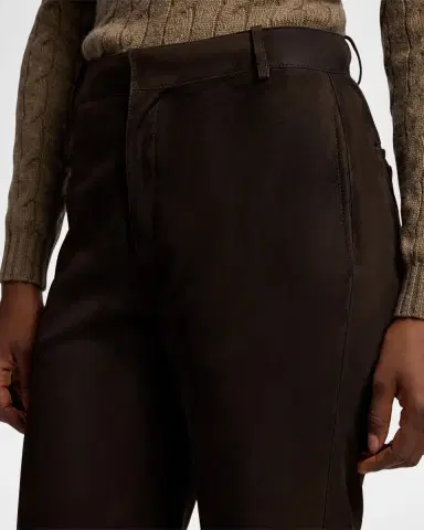 Ralph Lauren Collection Keegan Lamb-Suede Pants | Thumbnail 5 Ralph Lauren Collection Keegan Lamb-Suede Pants | Thumbnail 5