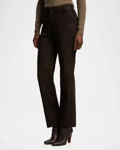 Ralph Lauren Collection Keegan Lamb-Suede Pants | Thumbnail 6 Ralph Lauren Collection Keegan Lamb-Suede Pants | Thumbnail 6