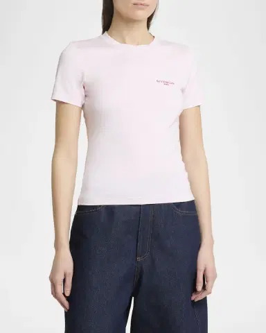 Givenchy Short-Sleeve Fitted T-Shirt | Thumbnail 3