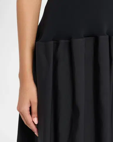 FFORME Marina Sleeveless Cotton-Silk Flared Midi Dress | Thumbnail 5