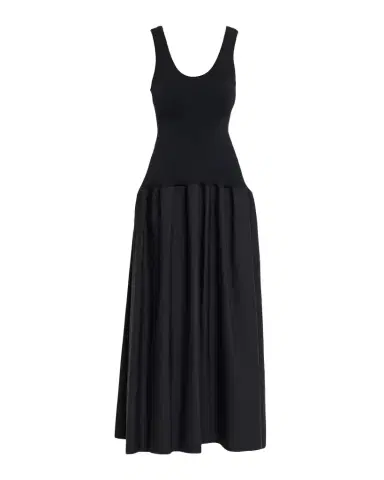 FFORME Marina Sleeveless Cotton-Silk Flared Midi Dress | Thumbnail 1