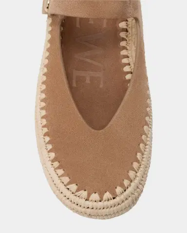 Loewe x Paula's Ibiza Rio Suede Mary Jane Espadrille Flats | Thumbnail 2