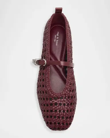 rag & bone Spire Woven Mary Jane Ballerina Flats | Thumbnail 4 rag & bone Spire Woven Mary Jane Ballerina Flats | Thumbnail 4