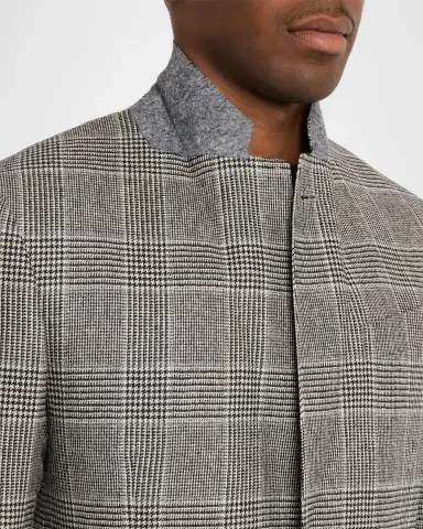 Giorgio Armani Men's Soft Glen Plaid Single-Breasted Sport Coat | Thumbnail 6 Giorgio Armani Men's Soft Glen Plaid Single-Breasted Sport Coat | Thumbnail 6