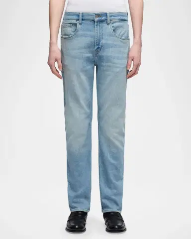 7 For All Mankind Men's The Straight Light-Wash Denim Jeans | Thumbnail 4