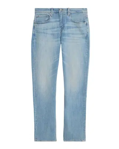 7 For All Mankind Men's The Straight Light-Wash Denim Jeans | Thumbnail 1