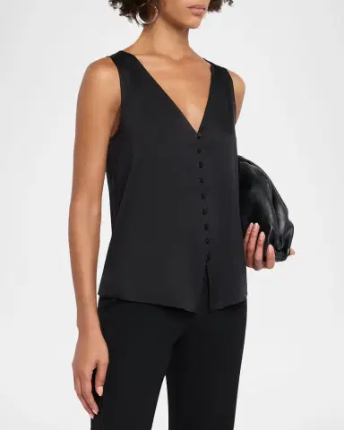 Kobi Halperin Colette Silk-Blend Sleeveless Blouse | Thumbnail 4 Kobi Halperin Colette Silk-Blend Sleeveless Blouse | Thumbnail 4
