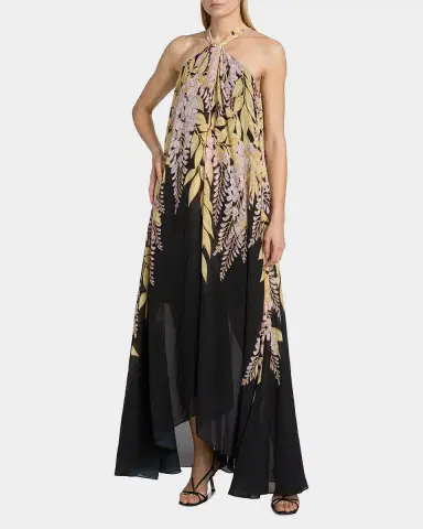 Kobi Halperin Daria Floral Halter Maxi Dress | Thumbnail 2 Kobi Halperin Daria Floral Halter Maxi Dress | Thumbnail 2