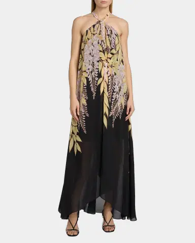 Kobi Halperin Daria Floral Halter Maxi Dress | Thumbnail 4 Kobi Halperin Daria Floral Halter Maxi Dress | Thumbnail 4