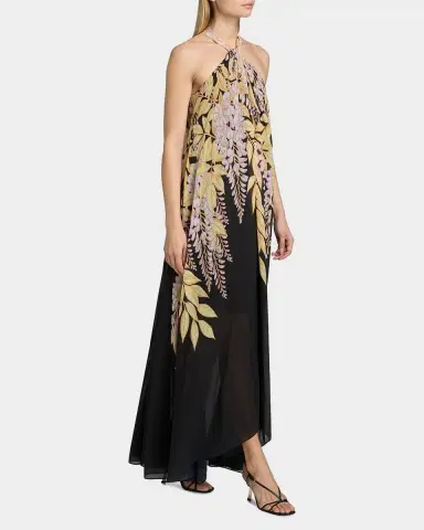 Kobi Halperin Daria Floral Halter Maxi Dress | Thumbnail 7