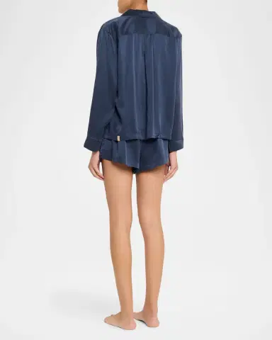 Lunya Washable Silk Button-Down Pajama Set | Thumbnail 3 Lunya Washable Silk Button-Down Pajama Set | Thumbnail 3