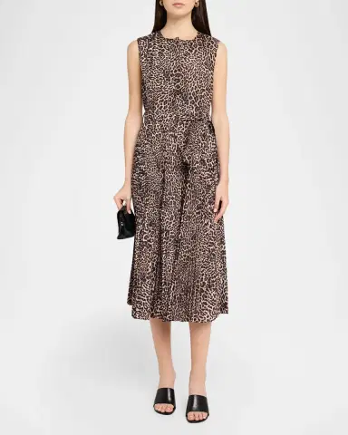 Kobi Halperin Stella Leopard-Print Midi Dress | Thumbnail 2 Kobi Halperin Stella Leopard-Print Midi Dress | Thumbnail 2
