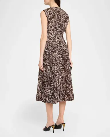 Kobi Halperin Stella Leopard-Print Midi Dress | Thumbnail 3 Kobi Halperin Stella Leopard-Print Midi Dress | Thumbnail 3