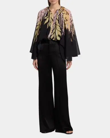 Kobi Halperin Cara Leaves Blouse | Thumbnail 2