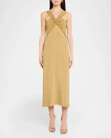 Kobi Halperin Talia Glitter Midi Dress | Thumbnail 2