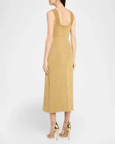 Kobi Halperin Talia Glitter Midi Dress | Thumbnail 3