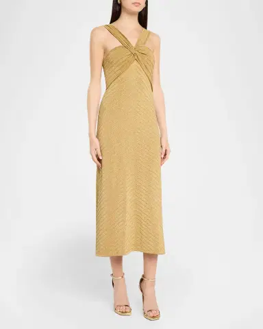 Kobi Halperin Talia Glitter Midi Dress | Thumbnail 4
