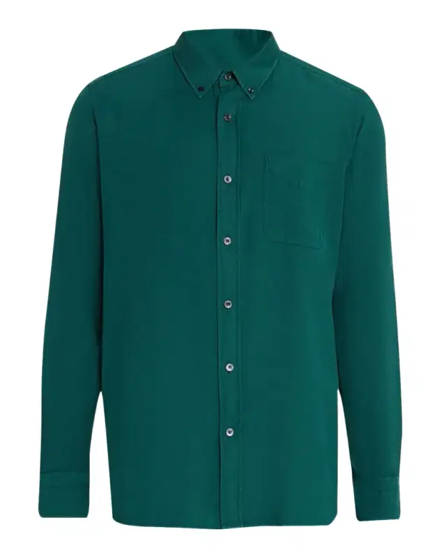 TOM FORD Men 's Cotton and Cashmere Pocket Sport Shirt