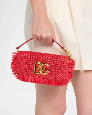 Dolce & Gabbana Fringe-Trim Crochet Clutch Bag | Thumbnail 2 Dolce & Gabbana Fringe-Trim Crochet Clutch Bag | Thumbnail 2