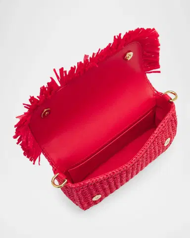 Dolce & Gabbana Fringe-Trim Crochet Clutch Bag | Thumbnail 4 Dolce & Gabbana Fringe-Trim Crochet Clutch Bag | Thumbnail 4