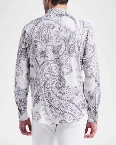 Robert Graham Men's Paisley Bead-Embellished Sport Shirt | Thumbnail 3 Robert Graham Men's Paisley Bead-Embellished Sport Shirt | Thumbnail 3