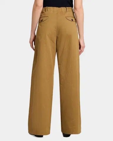 Jil Sander Pleated Cotton Wide-Leg Trousers | Thumbnail 3