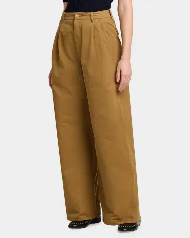 Jil Sander Pleated Cotton Wide-Leg Trousers | Thumbnail 6