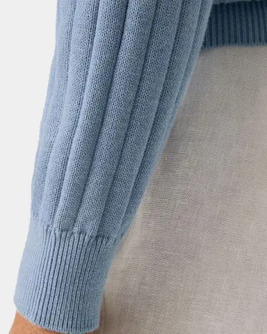 Eton Men's Structured Cotton Rib-Knit Crewneck Sweater | Thumbnail 6 Eton Men's Structured Cotton Rib-Knit Crewneck Sweater | Thumbnail 6