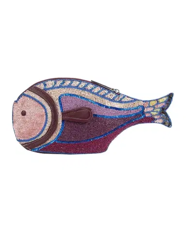 Staud Pesce Beaded Fish Clutch Bag | Thumbnail 1 Staud Pesce Beaded Fish Clutch Bag | Thumbnail 1