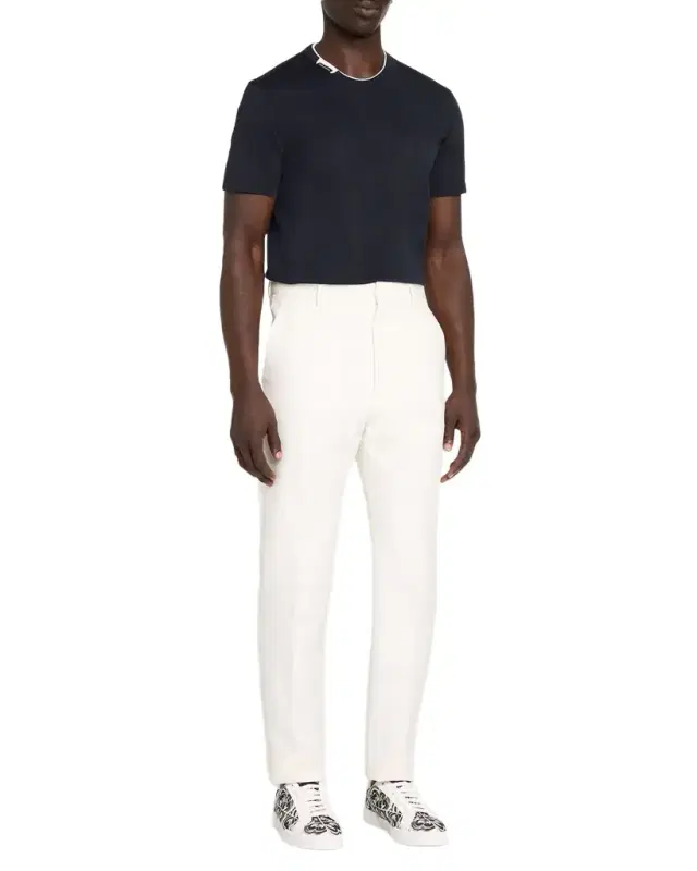 Dolce & Gabbana Men 's Jersey Tipped Crewneck T-Shirt