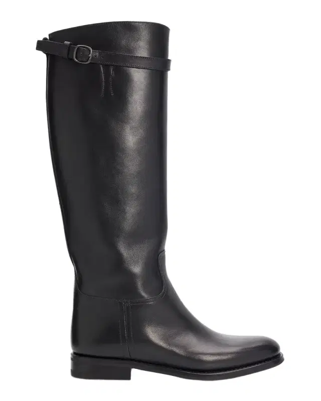 Michelle Leather Knee-High Boots