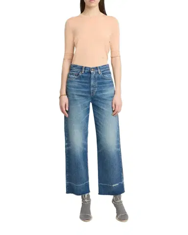 Chloé Mid-Rise Straight-Leg Raw-Hem Ankle Jeans | Thumbnail 1