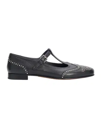 Church's Opal Met Studded Leather Mary Jane Ballerina Flats | Thumbnail 1 Church's Opal Met Studded Leather Mary Jane Ballerina Flats | Thumbnail 1