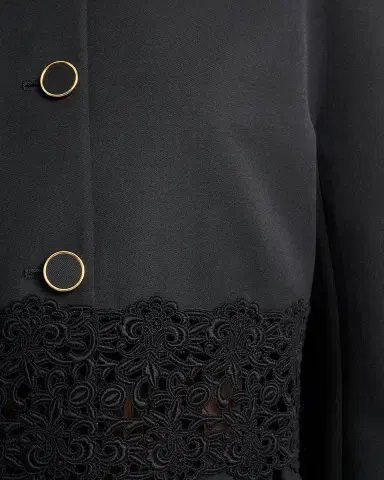 Chloé Lower Impact Wool Grain De Poudre Jacket | Thumbnail 4 Chloé Lower Impact Wool Grain De Poudre Jacket | Thumbnail 4