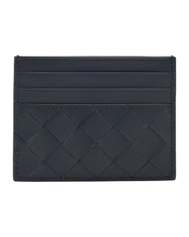 Bottega Veneta Men 's Intrecciato Leather Card Case