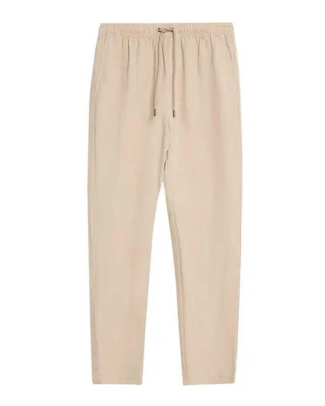 Air Linen-Blend Drawstring Pants