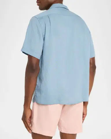 Onia Air Linen-Blend Camp Shirt | Thumbnail 3
