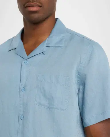 Onia Air Linen-Blend Camp Shirt | Thumbnail 5