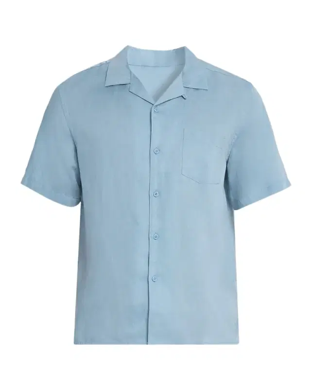 Onia Air Linen-Blend Camp Shirt