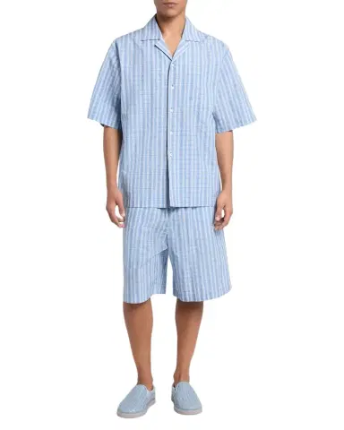 Bottega Veneta Men's Check Cotton-Silk Shorts | Thumbnail 1
