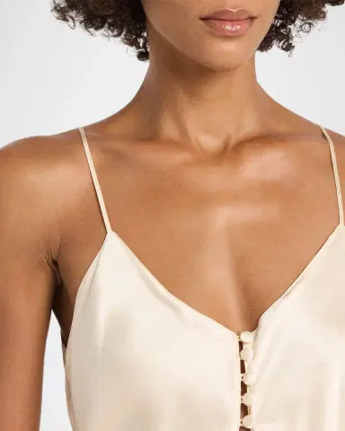 Olivia von Halle Luxury Silk Cami Tunic and Pants Lounge Set | Thumbnail 5