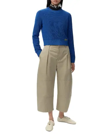 LOEWE Curved Leg Trousers | Thumbnail 1 LOEWE Curved Leg Trousers | Thumbnail 1