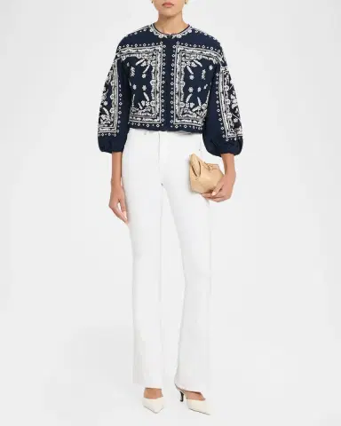 Veronica Beard Drake Embroidered Jacket | Thumbnail 2 Veronica Beard Drake Embroidered Jacket | Thumbnail 2