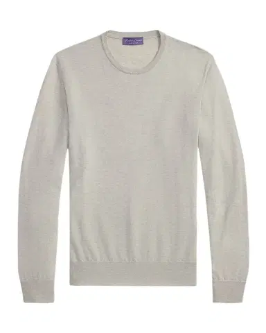 Ralph Lauren Purple Label Men's 18GG Cashmere Crewneck Sweater | Thumbnail 1 Ralph Lauren Purple Label Men's 18GG Cashmere Crewneck Sweater | Thumbnail 1