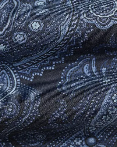 Ralph Lauren Purple Label Men's Paisley Silk Twill Tie | Thumbnail 4 Ralph Lauren Purple Label Men's Paisley Silk Twill Tie | Thumbnail 4
