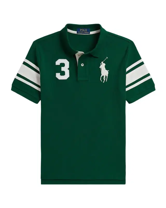 Ralph Lauren Boy 's Big Pony Cotton Mesh Polo Shirt, Size S-X