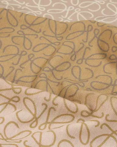 LOEWE Anagram Wool Silk Scarf | Thumbnail 3