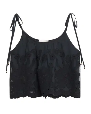 Ramy Brook Elsie Embroidered Shoulder-Tie Top | Thumbnail 1 Ramy Brook Elsie Embroidered Shoulder-Tie Top | Thumbnail 1