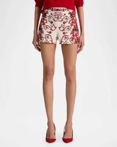 Alice + Olivia Hera High-Rise Shorts | Thumbnail 4 Alice + Olivia Hera High-Rise Shorts | Thumbnail 4